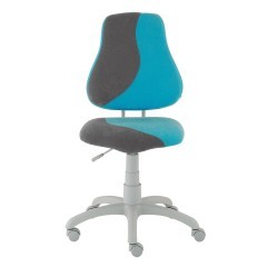 Dětská rostoucí židle Fuxo S-Line šedá/světle modrá